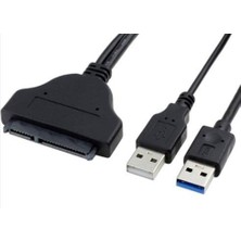 Leaf Shop 5142 USB 3.0 2.5 3.5 Inç Sata SSD HDD Harddisk Çevirici Dönüştürücü Adaptör Kablosu