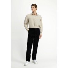 Kiğılı 4 Drop Relaxed Fit Rahat Kesim Likralı Kadife Pantolon