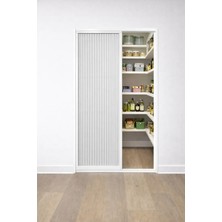 Kamataş Plise Akordiyon Sürme Kapı Istenilen Ölçüde Yapılır (Max 110X240) Gri Perde