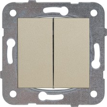 Leaf Shop Novella Bronz Komütatör Mekanizma+Düğme Kapak Çabuk Bağlantı