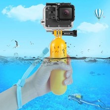 Leaf Shop Mobile Puluz Hero Gopro Uyumlu Bobber Şamandıra Su Altı Monopod Sarı
