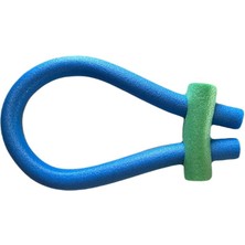 Leaf Shop Için Kilitli Deniz Makarnası Yüzme Öğrenme Yardımcısı -Mavi