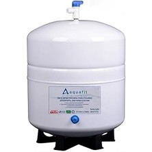 Leaf Shop Arıtma Cihazı 12 Lt. Aquafit Paslanmaz Çelik Cihaz - Tank Vanası ve Tank Ayağı Hediyeli