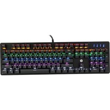 Leaf Shop GK100F Mekanik Gaming Oyuncu Klavye Mavi Switch Ingilizce Q