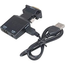 Leaf Shop 4501 VGA To HDMI Çevirici Dönüştürücü