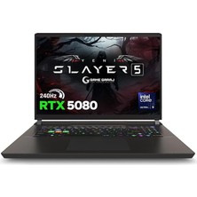 Leaf Shop Garaj Slayer5 9XL-5080 C3 Intel Ultra 9 275HX 64GB Ram 2tb SSD RTX5080 17" 240Hz Qhd+ Freedos Oyuncu Laptop