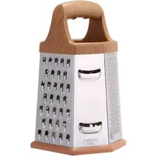 Leaf Shop Paslanmaz Çelik 6 Taraflı Çok Işlevli Rende (Dilimleyici)