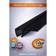 Duşakabin Suluk Fitil Siyah ( 2 Adet ) 190 Cm