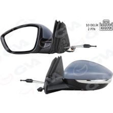 GVA Dış Dikiz Aynası Sol Manuel Katlanır Opel Corsa F 19> Peugeot P208 19> Elektrikli-Astarlı-Isıtmalı