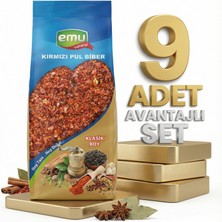 Emu Kırmızı Pul Biber 9X60 gr