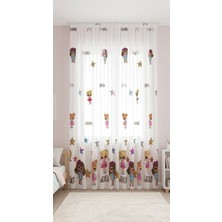 NOBLE Yeni Sezon Lol-Suprises Çocuk Odası Tül Perdesi