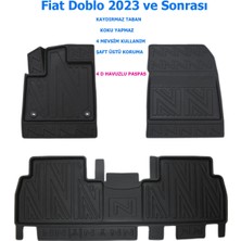 Carlone Fiat Doblo 2023 ve Sonrası 4d Premium Havuzlu Paspas