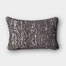 Lidoma Home "calm" Dokulu Kırlent Kılıfı - 30X50 - Füme