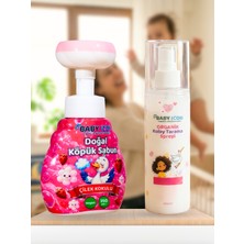 Baby Icon Doğal Çocuk Köpük El Sabunu Çilek Kokulu Vegan Parabensiz + %100 Organik Vegan Kolay Saç Tarama Spreyi