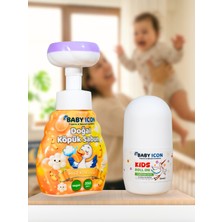 Baby Icon Doğal Çocuk Köpük El Sabunu Muz Kokulu Vegan Parabensiz + %100 Doğal Organik Vegan Çocuk Roll On