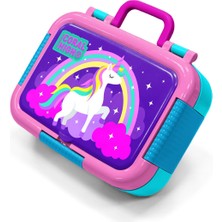 Coral High Kids Mor Su Yeşili Unicorn Desenli Paslanmaz Çelik Beslenme Kabı 39339