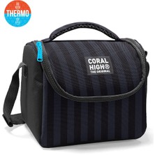 Coral High Kids Siyah Çizgili Thermo Beslenme Çantası 37118