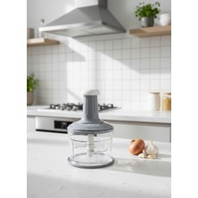 New Life Newlife Basmalı Pratik El Rondosu Doğrayıcı – 3 Bıçaklı – Mika Kristal Hazneli