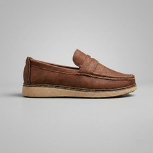 Öztürk Bağcıksız Fiyonk Bant Model Erkek Loafer Ayakkabı MK-100