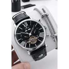 Reward Italyan Bileklik Hediyeli Deri Kordon Otomatik Mekanizma 5 Atm Erkek Kol Saati W.147651.2