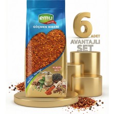 Emu Göçmen  Acı Pul Biber 6X40 gr