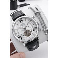 Reward Italyan Bileklik Hediyeli Deri Kordon Otomatik Mekanizma 5 Atm Erkek Kol Saati W.147651.1