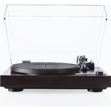 Dual Cs 618Q Ceviz Ahşap Direct Drive/auto Stop Pikap/plakçalar (Dahili mm Preamfi, 2m Blue Iğne ve Kartuş)