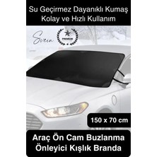 Svein #branda Araç Ön Cam Buzlanma Önleyici Kışlık Branda Don Koruyucu Cam Örtüsü Katlanabilir Su Geçirmez