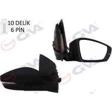 GVA Dış Dikiz Aynası Sağ Polo 09> Elektrikli Isıtmalı Sinyalli Asferik 6 Fiş VM-388NEHR  6R1857508K-6R1857508M