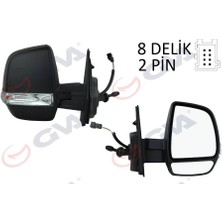 GVA Dış Dikiz Aynası Sağ Doblo 11> Opel Combo 12>18 Mekanik Sinyalli Çift Cam Konveks VM-669R  735497873-95511544-1426575