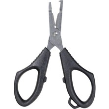 Ryuji Micro 11CM Split Halka Açıcı ve Ip Kesme Makası Siyah