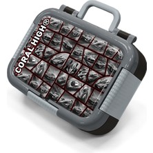 Coral High Kids Siyah Kırmızı Araba Desenli Paslanmaz Çelik Beslenme Kabı 39318