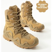 Single Sword Fermuarlı Outdoor Kadın&Erkek Taktik Askeri Bot ve Postal 4 Mevsim SS602 (43/BEJ)
