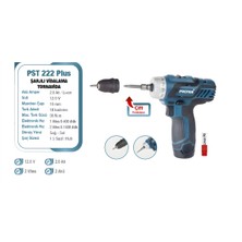 Proter Pst 222 Plus 12 V 2.0 Ah Li-Ion Pil 2 Vts Şarjlı Tornavida P1EA110