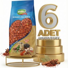 Emu Kırmızı Pul Biber 6X60 gr