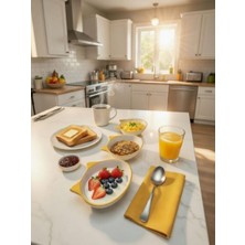 Evin Bizden 3'lü Sevimli Kedi Figürlü Seramik 14 cm Genişliğinde Servis Sunum Çerezlik Sosluk Kaseler