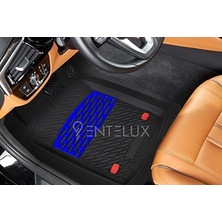 Leaf Shop Outlander 2004-2005 Model ile Uyumlu 3D Havuzlu Mavi-Siyah Paspas