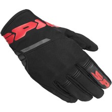 Spidi H2OUT® Kadın Eldiven Siyah Kırmızı Eklem Koruması ve Mikrofiber Malzeme ile Güvenli Sürüş