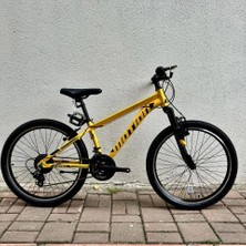 Ümit Motıon 21 Vites Erkek Dağ Bisikleti 26 Jant Sarı Renk ile Macera İçin Hazır