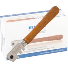 Leaf Shop Silberschnitt Ahşap Saplı Cam Kesme Elması