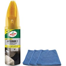 Leaf Shop Wax Fırçalı Koltuk Döşeme ve Halı Temizleyici 400 ml + Mikrofiber Bez 3 Adet