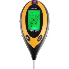 Leaf Shop K136.003 4 Parametre Toprak Ph Nem Isı Işık Ölçer, Siyah