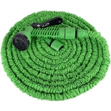 Leaf Shop Tabancalı Sihirli Uzayan Hortum 30 Metre Bahçe Sulama Araç Yıkama Hortumu 7 Kademeli