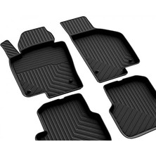 Leaf Shop Autoaccessories Volkswagen Tiguan 1 ile Uyumlu 4d Havuzlu Kauçuk Paspas 2007 2015