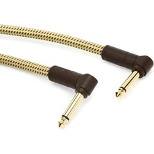 Leaf Shop Deluxe Series Instrument Cable Tweed - 90CM Enstrüman Kablosu