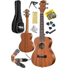 Leaf Shop CT-24M Set Maun Concert Ukulele (Softcase Capo Metod Nota Sticker Askı Pena)