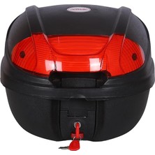 Leaf Shop Çantası Arka Motosiklet Bagajı CV34 (Siyah)