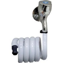 Leaf Shop Plastik Hortum Sanayi Wc Hortummatik Tuvalet Taharet Hortumu Katlanabilir Hortum Beyaz 1 Adet