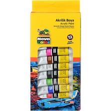 Leaf Shop Color Akrilik Boya Tüp 12Lİ