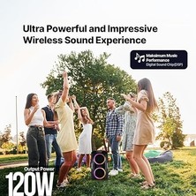 Leaf Shop Carnival Pro 120W Taşınabilir Kablosuz Bluetooth Parti Hoparlörü - 2BH11S